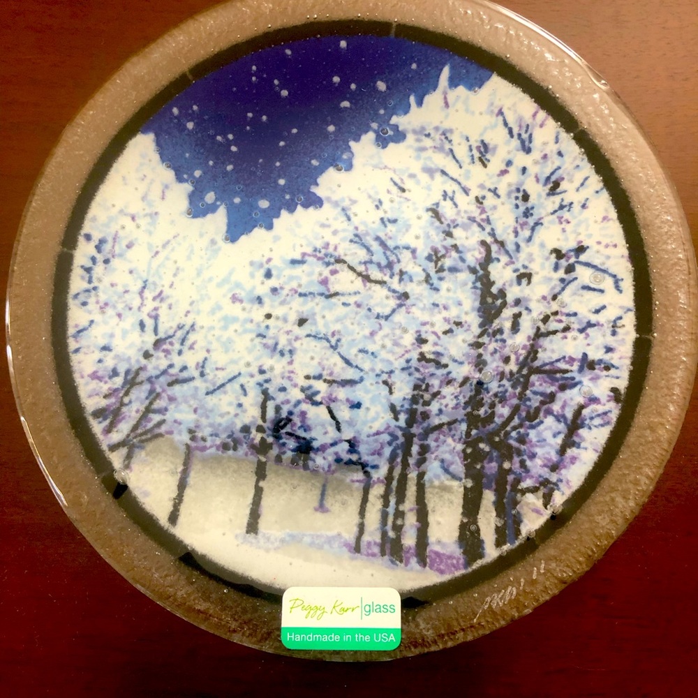 Peggy Karr collectible plate